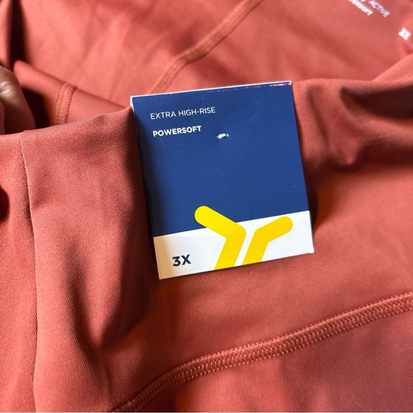 Old Navy Active Powersoft Skort Extra High Rise Go Dry Copper Red Womens Plus 3X - Picture 4 of 16